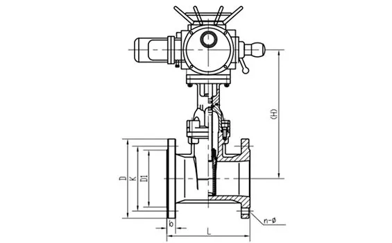 manual knife gate valve